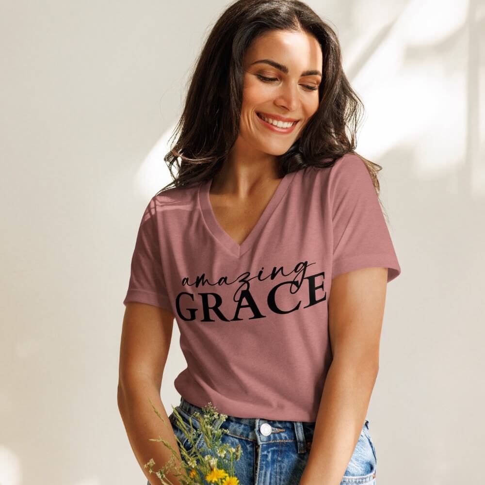 Amazing Grace V-neck Shirt