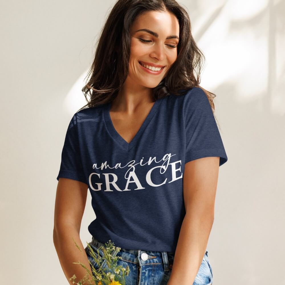 Amazing Grace V-neck Shirt
