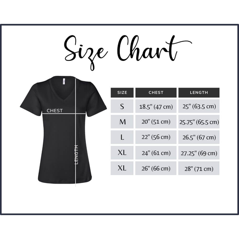 USA Women's V-neck T-shirt