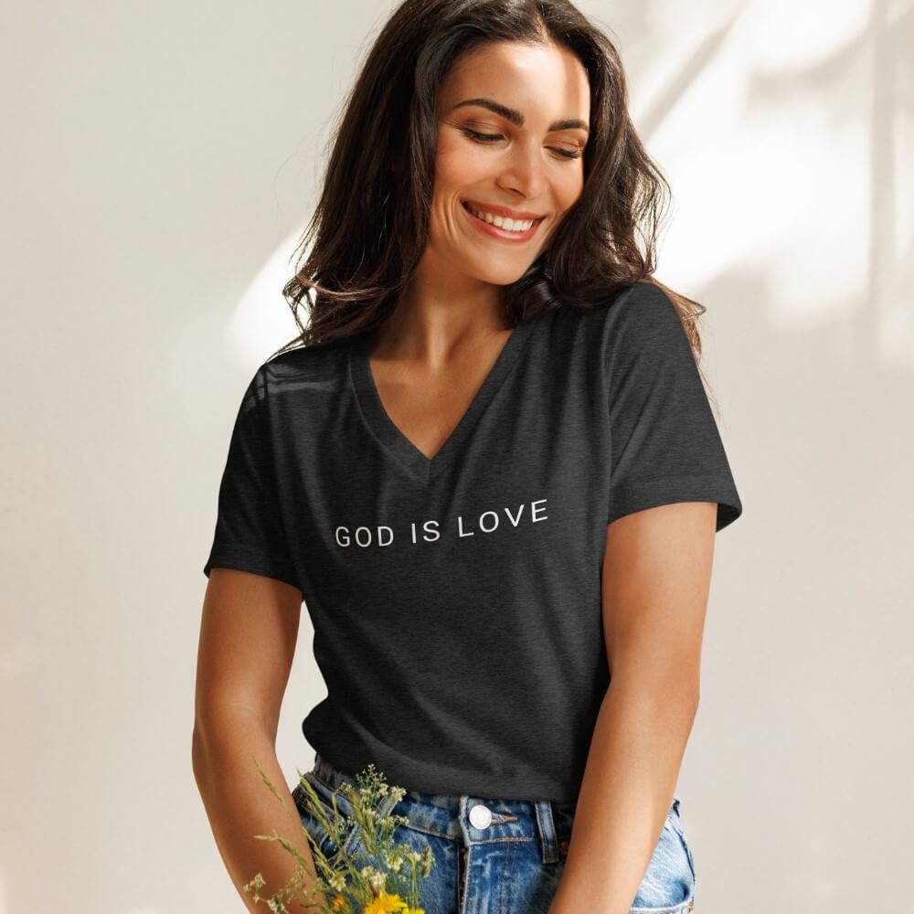 God Is Love V-neck t-shirt