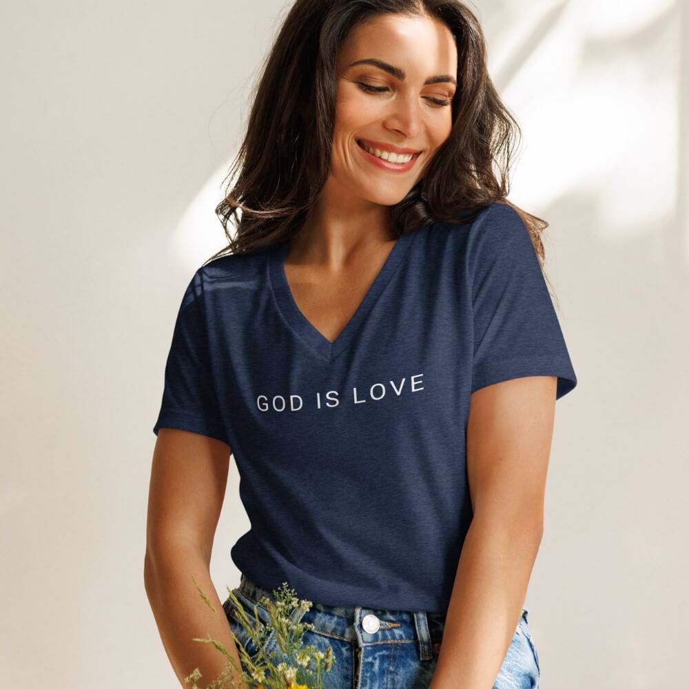 God Is Love V-neck t-shirt