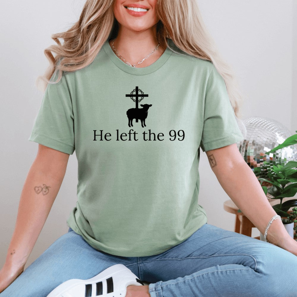 He Left The 99 Shirt
