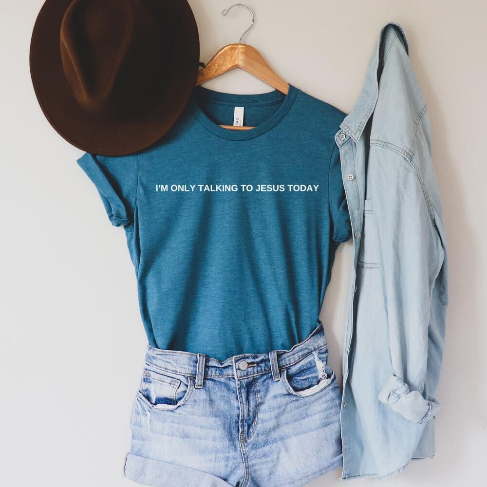 Only Talking to Jesus Tee