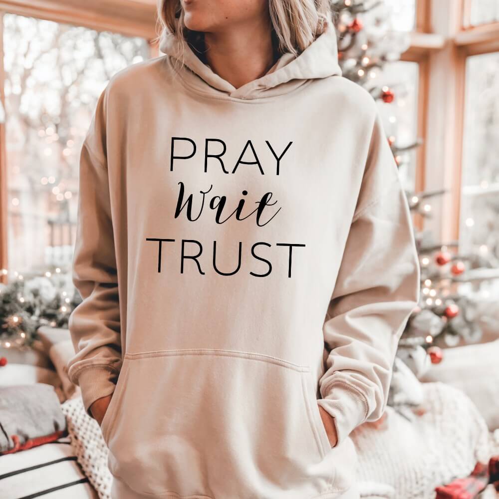 Pray Wait Trust Hoodie