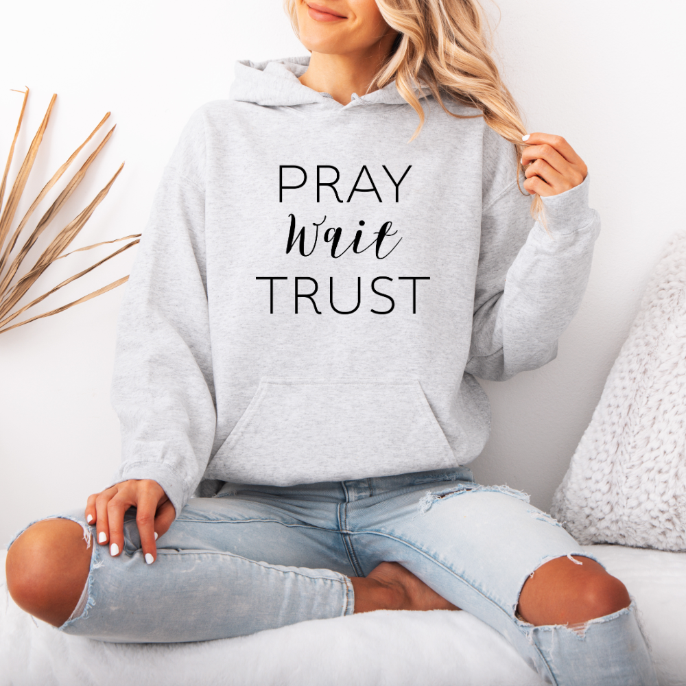Pray Wait Trust Hoodie