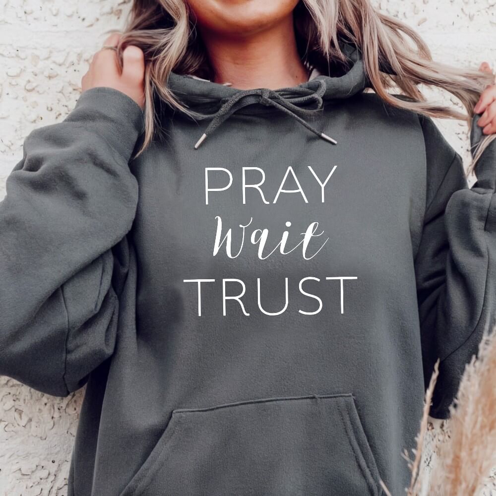 Pray Wait Trust Hoodie