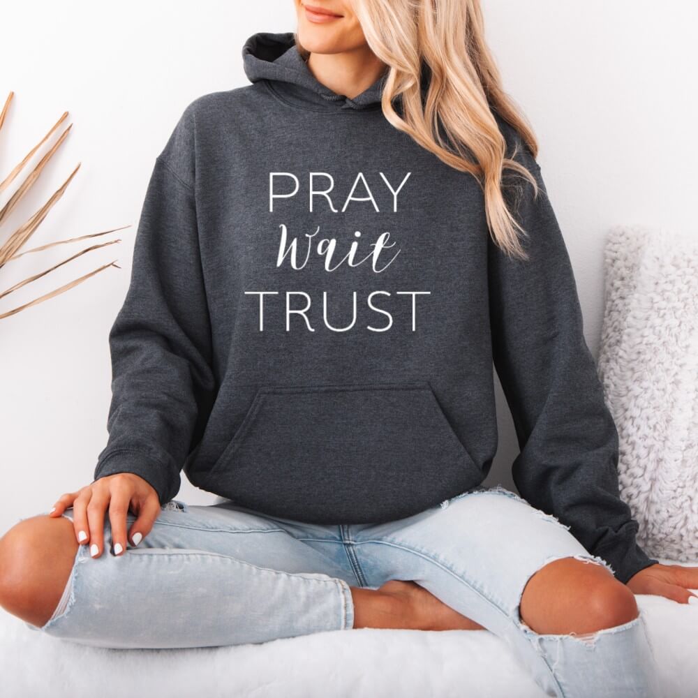 Pray Wait Trust Hoodie