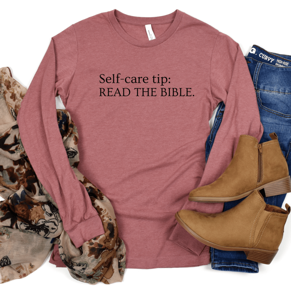 Self Care Tip Long Sleeve Tee