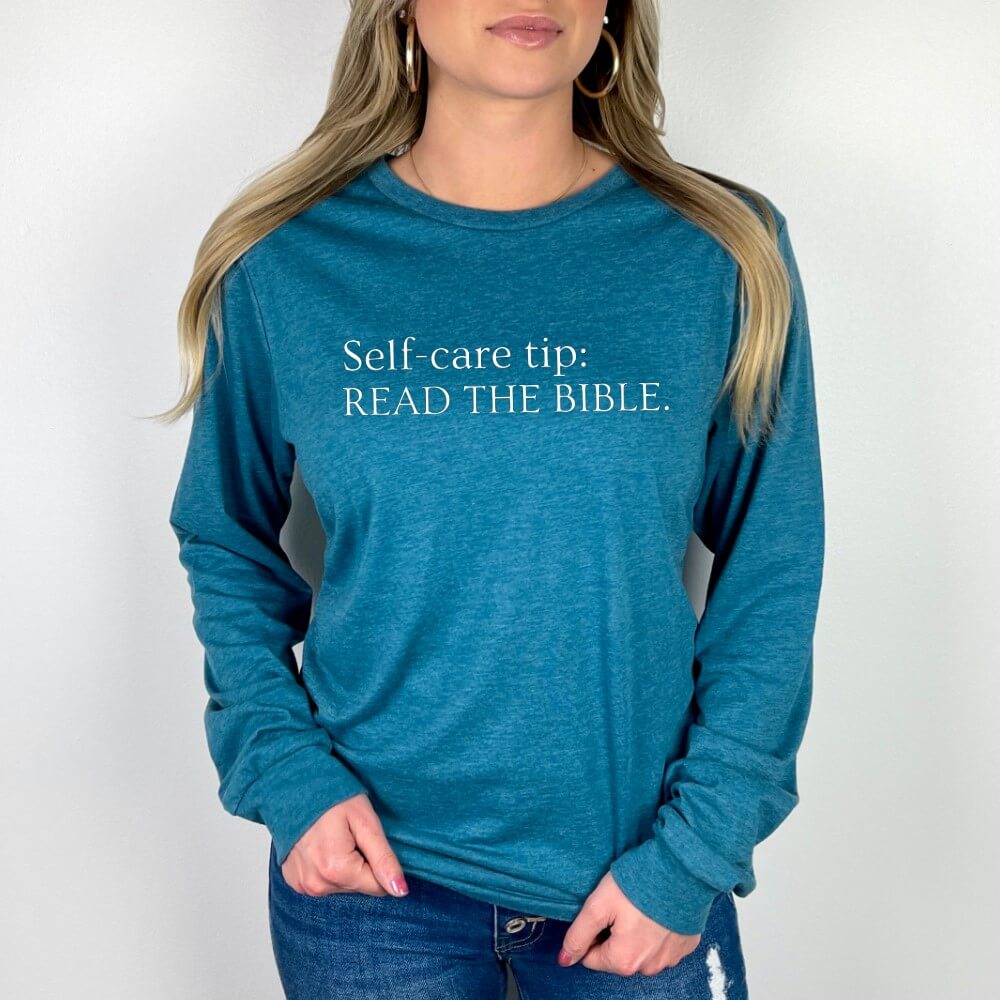 Self Care Tip Long Sleeve Tee