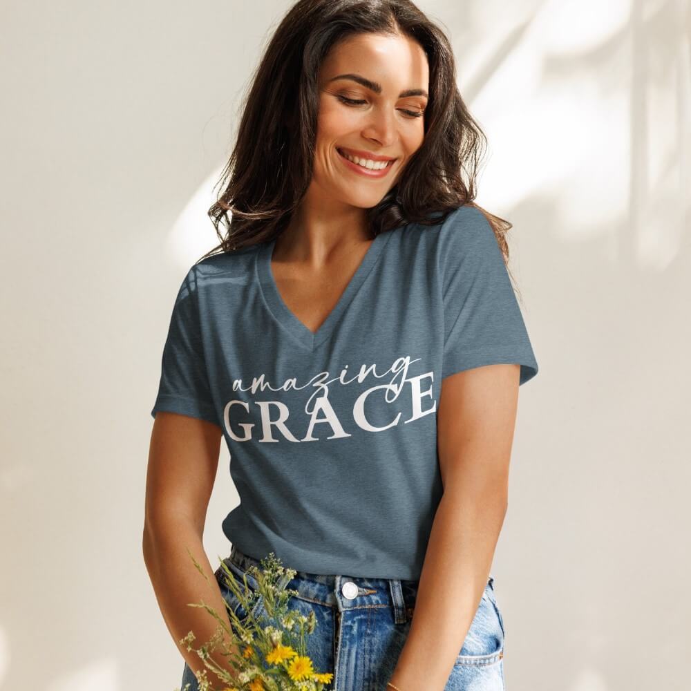 Amazing Grace V-neck Shirt