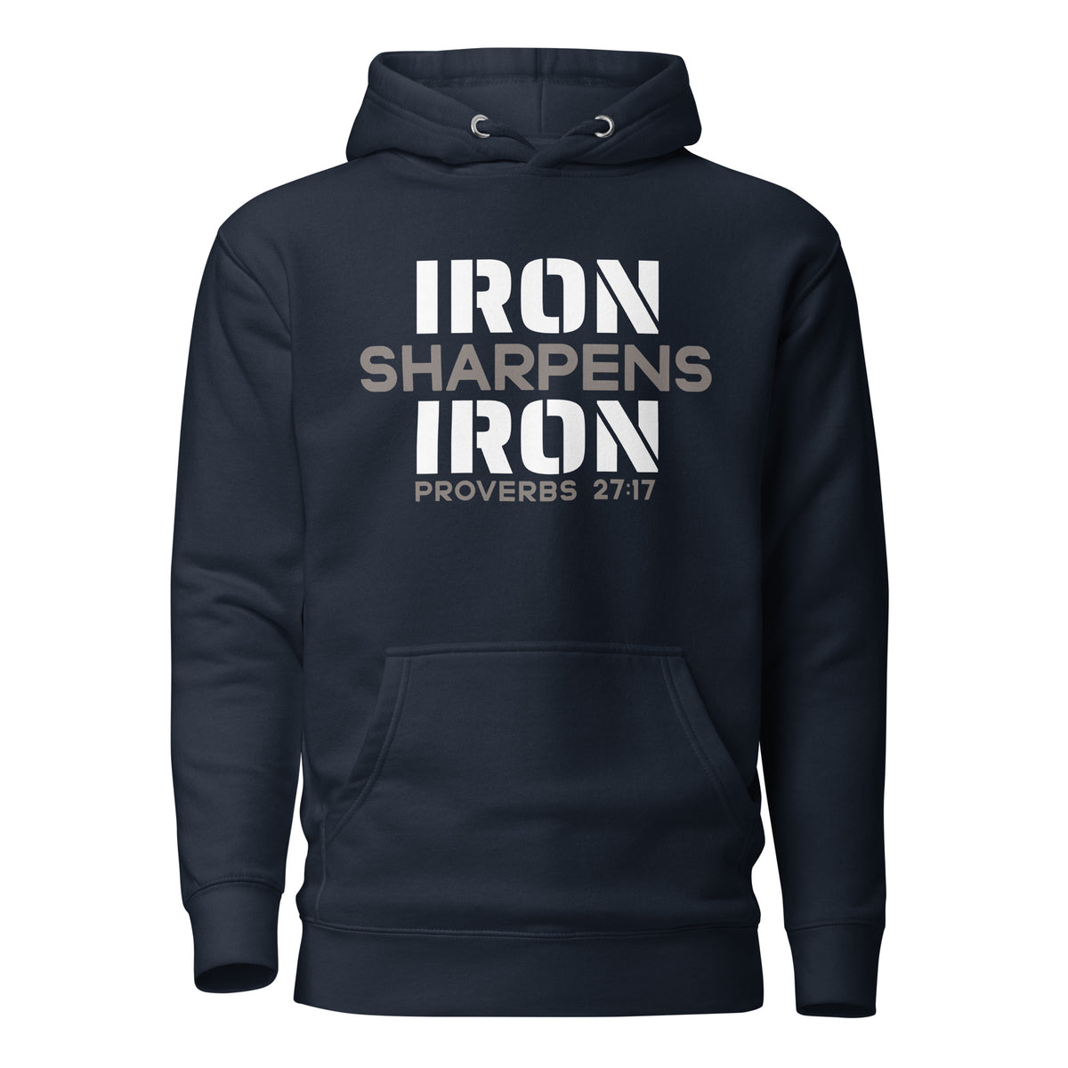 Iron Sharpens Iron Hoodie Navy