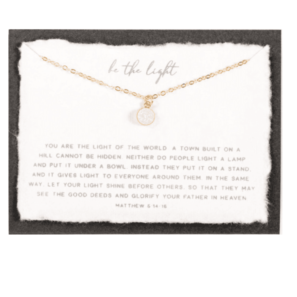 Be The light Necklace 14K Gold filled