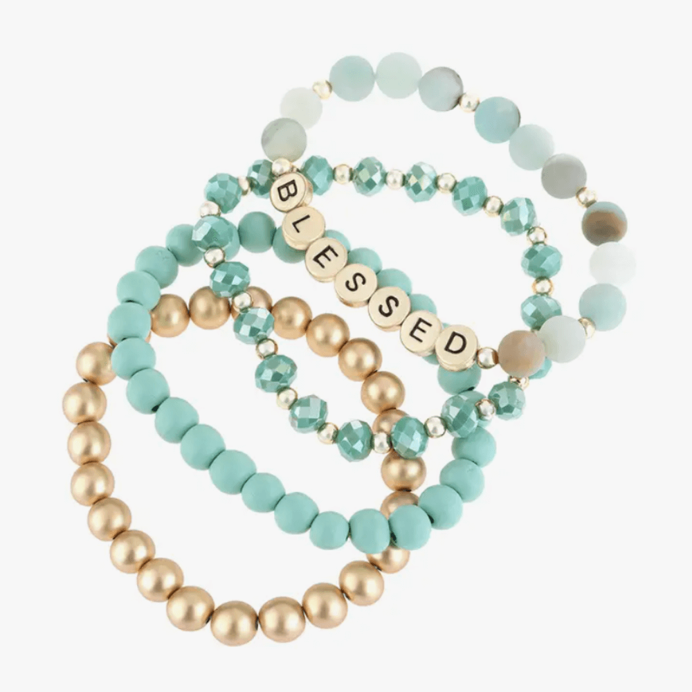 Blessed Bead bracelet howlite