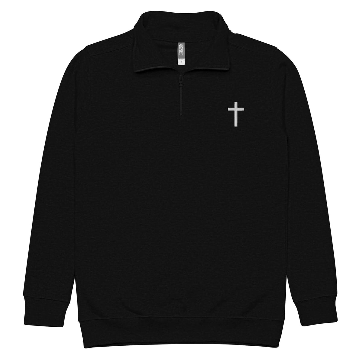 Christian Cross Fleece Pullover