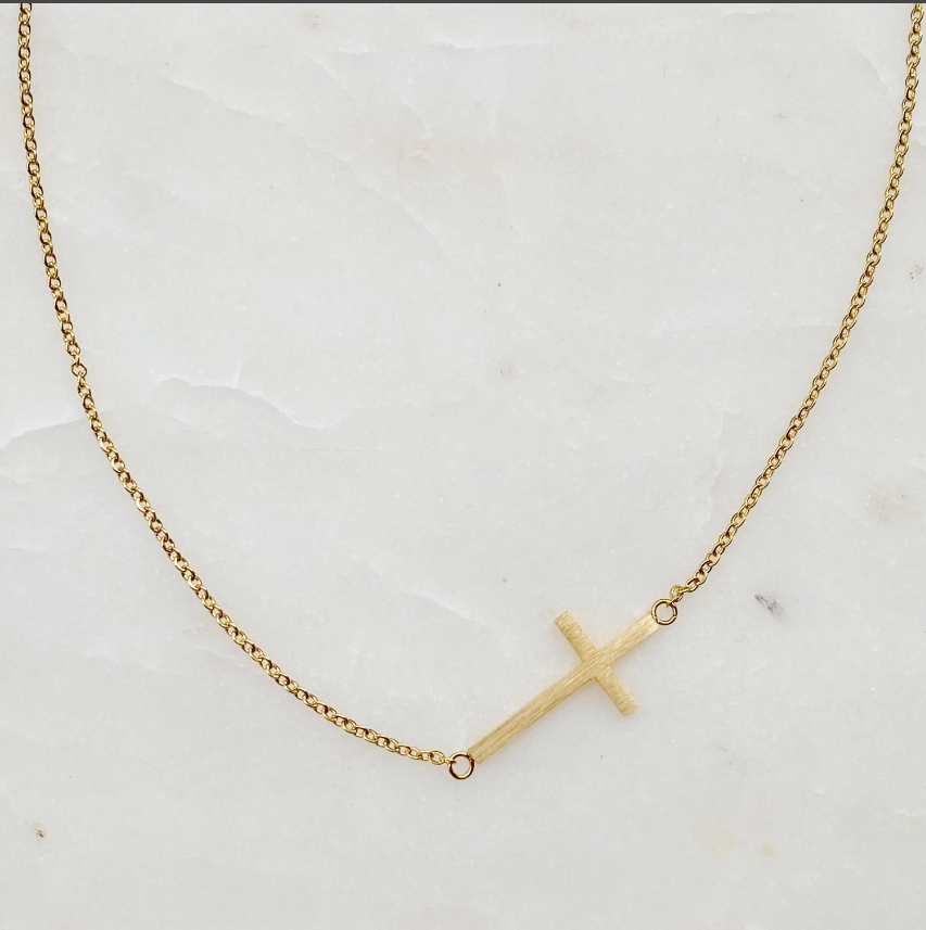 Gold Cross Necklace