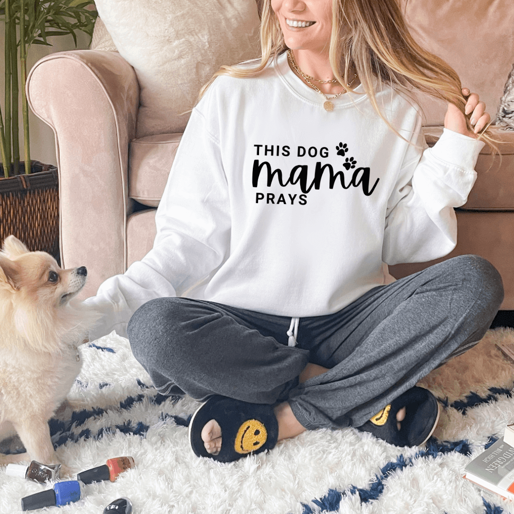 Dog Mama Prays Sweatshirt