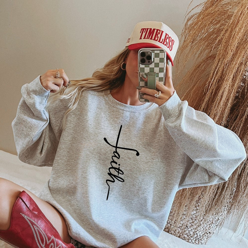 Faith Cross Sweatshirt