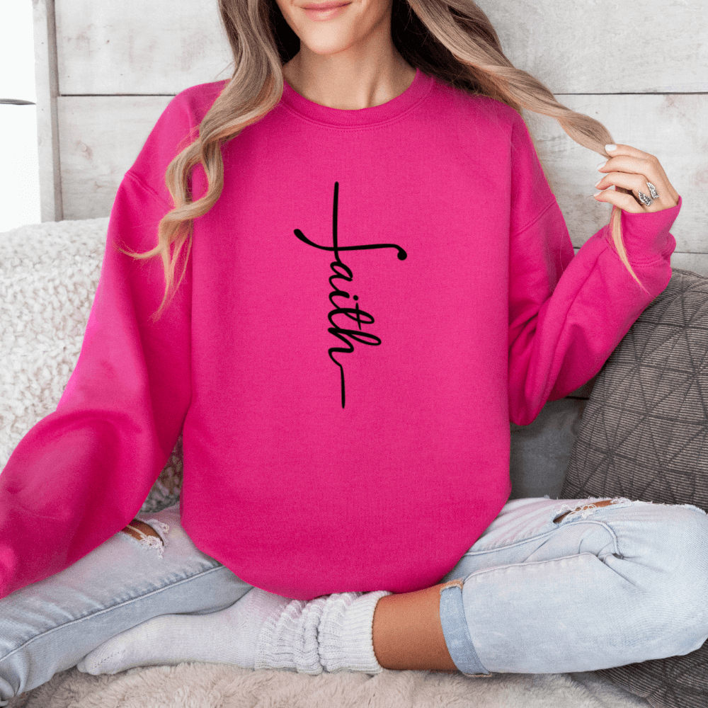 Faith Cross Sweatshirt