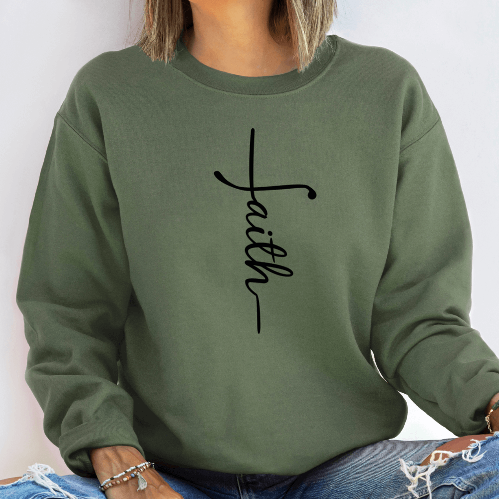 Faith Cross Sweatshirt