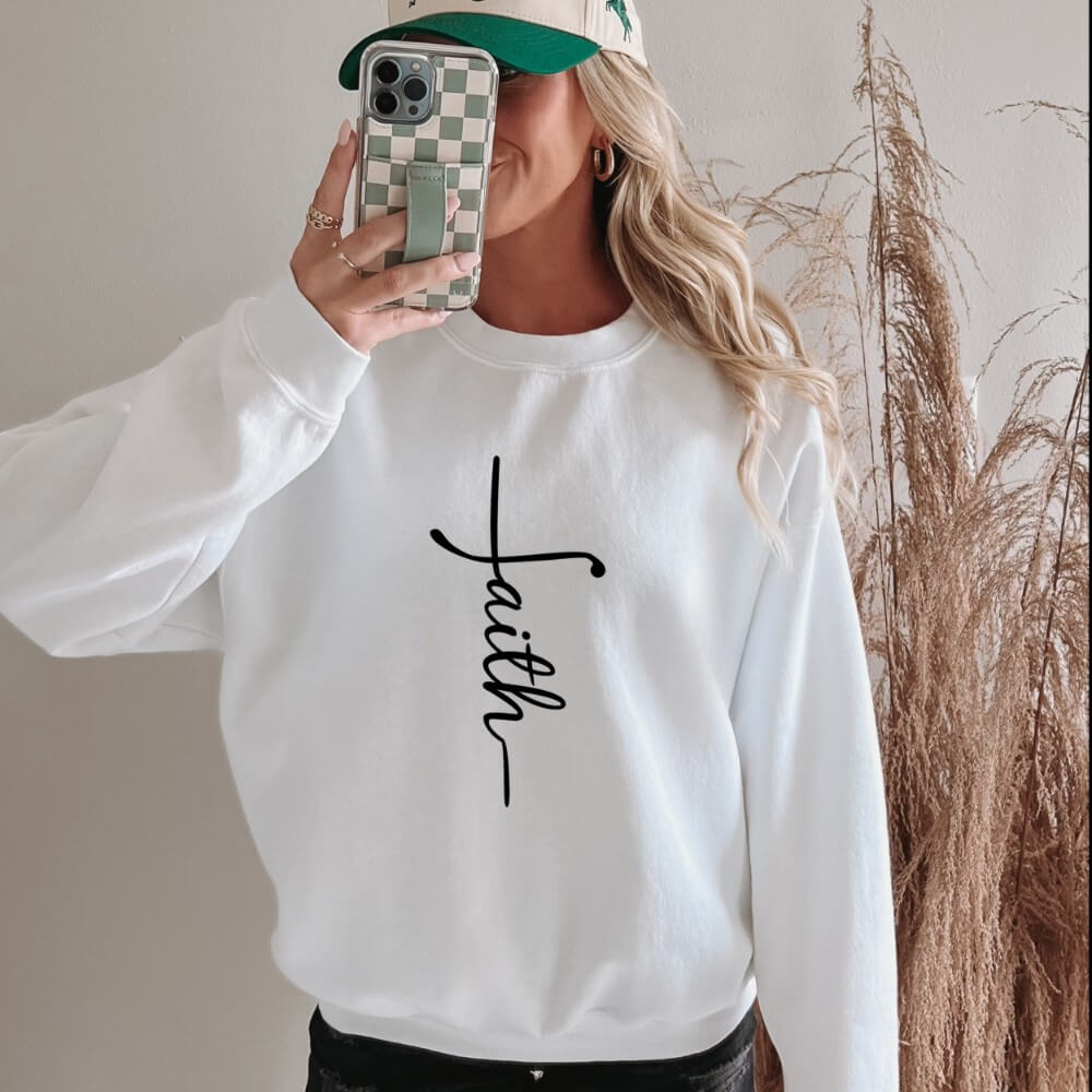 Faith Cross Sweatshirt