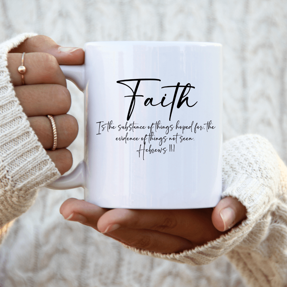 Faith Bible Verse Mug