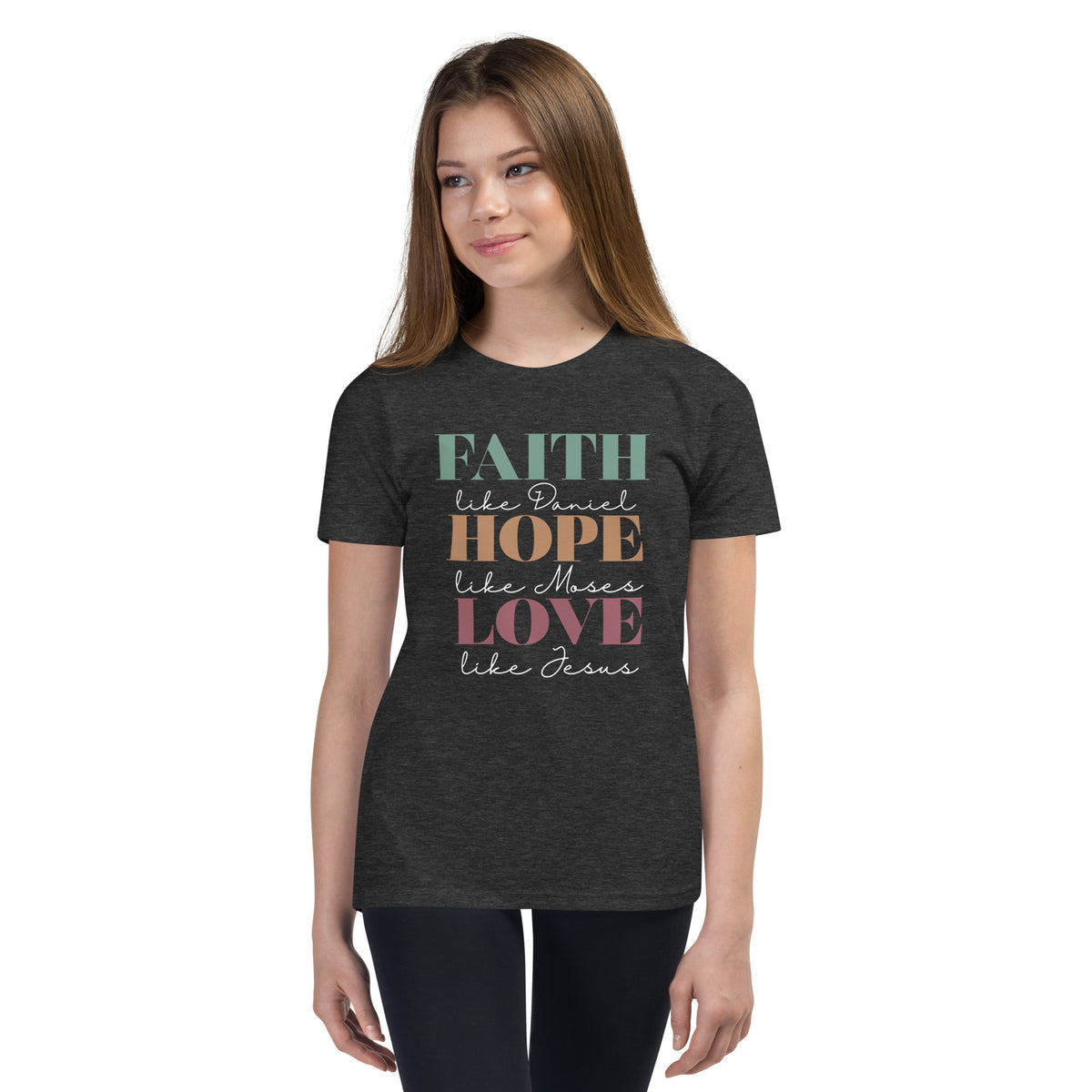 Faith Hope Love Like Jesus Kids Tee