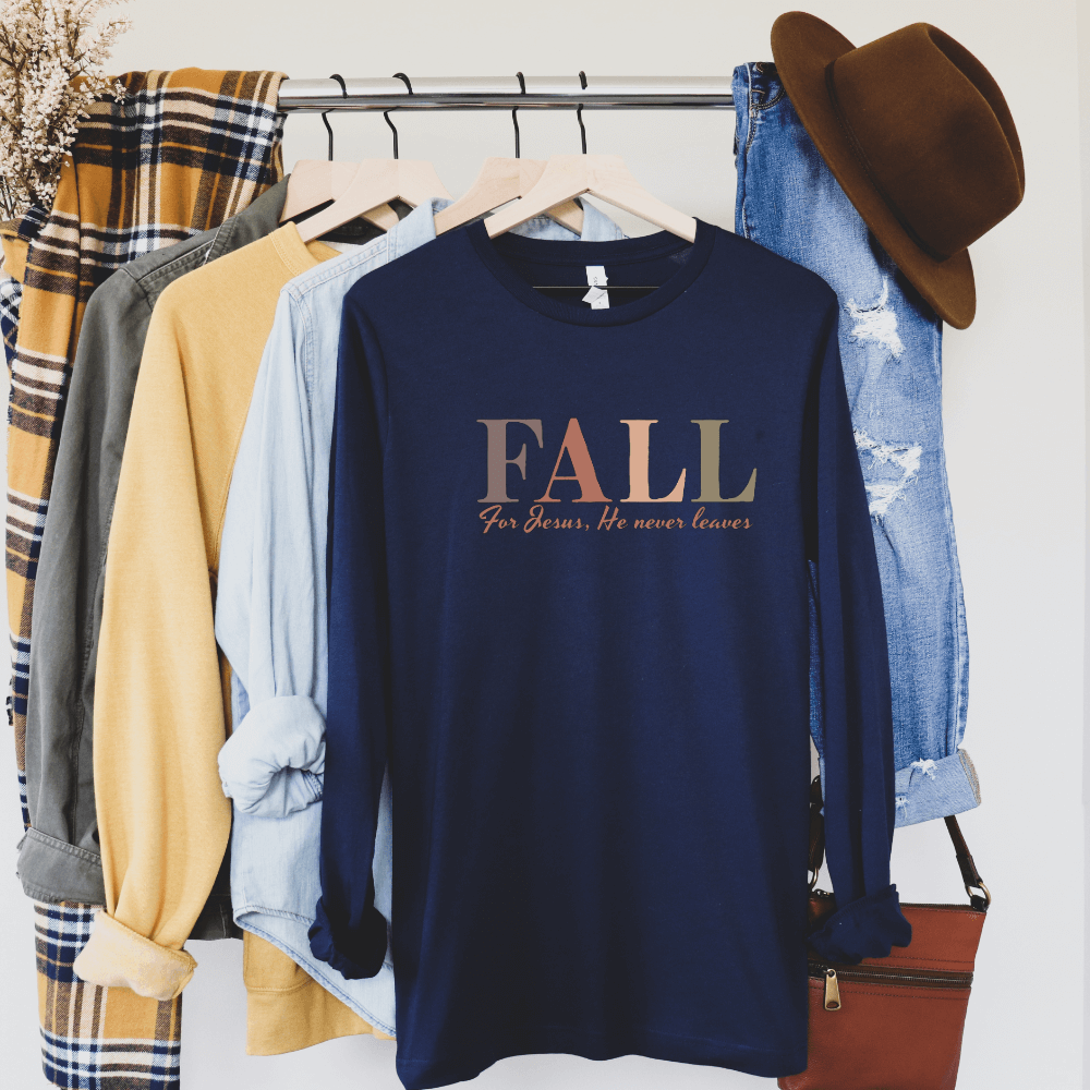 Fall For Jesus Long Sleeve Tee