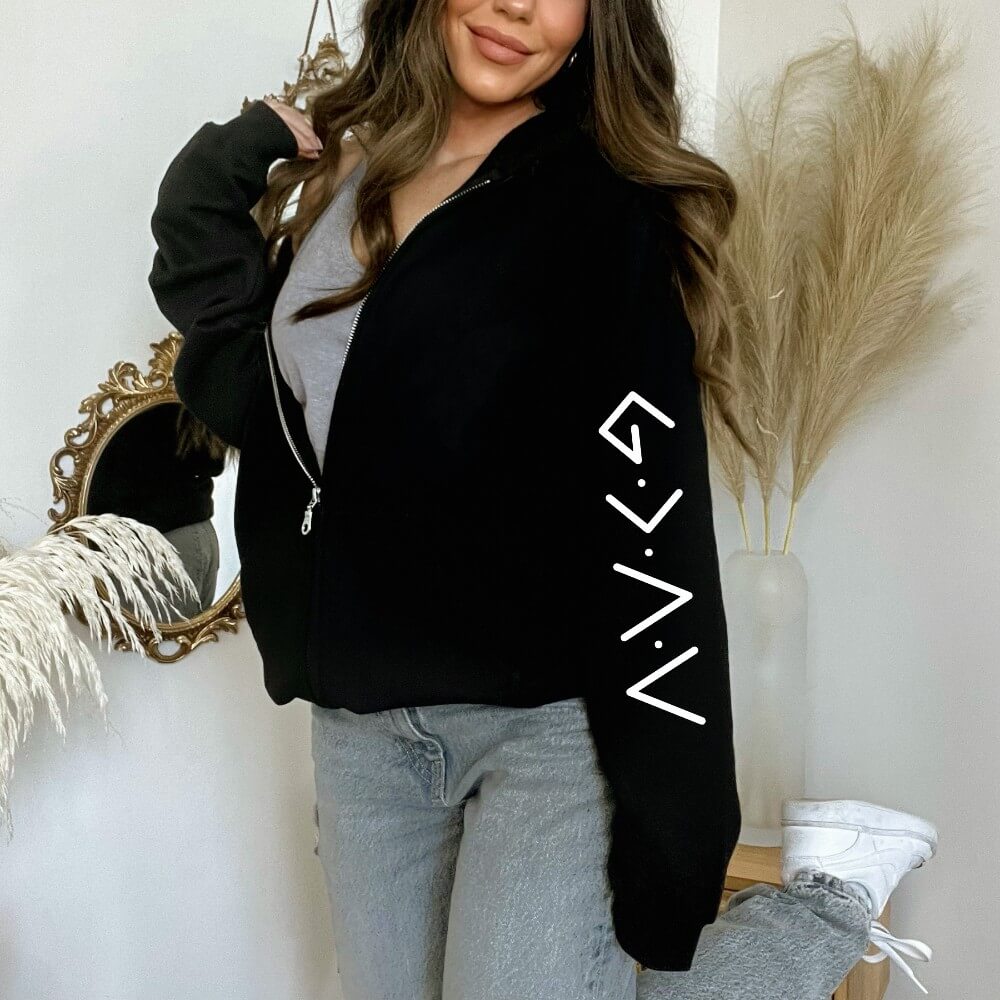 God Is Greater Zip Hoodie