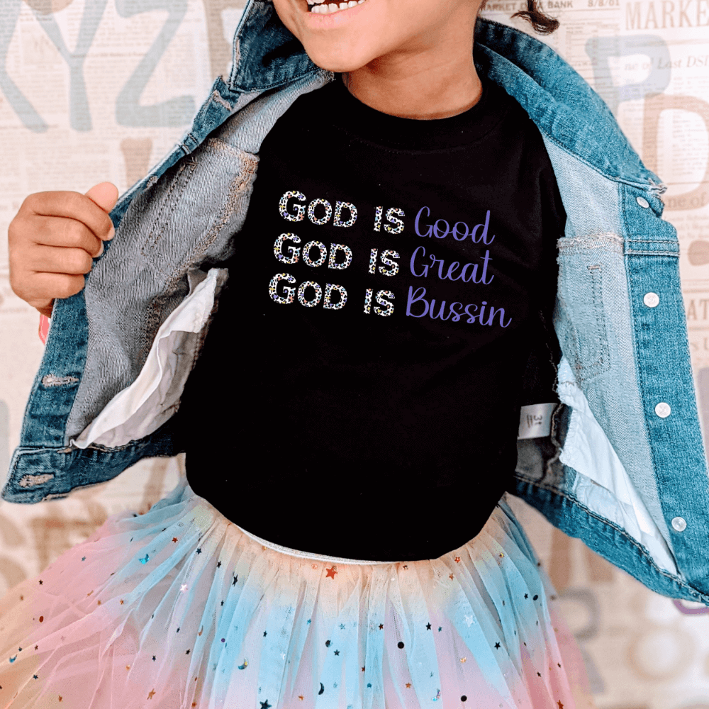 God is Bussin Kids Tee