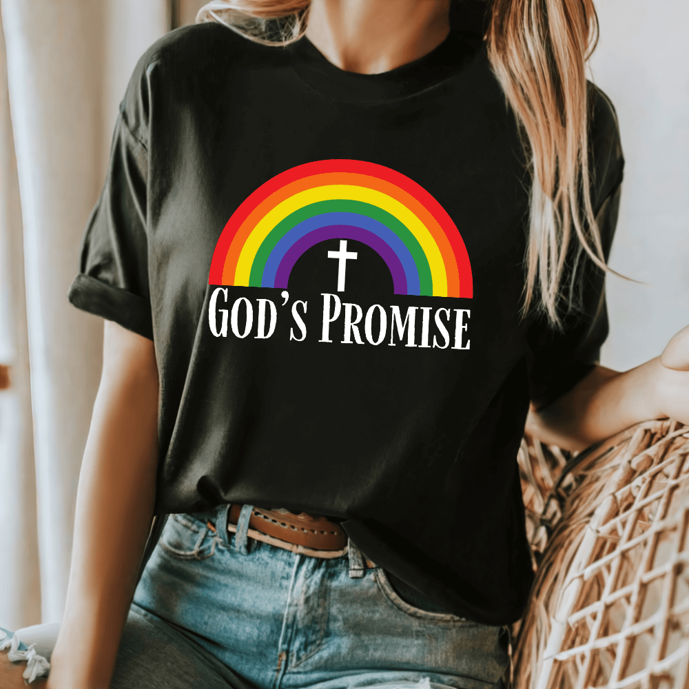 God&#39;s Promise Rainbow Shirt