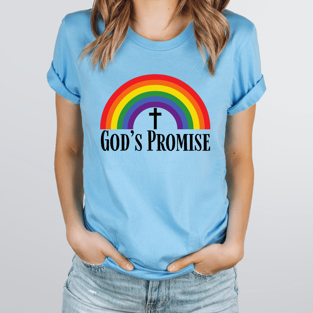 God&#39;s Promise Rainbow Shirt