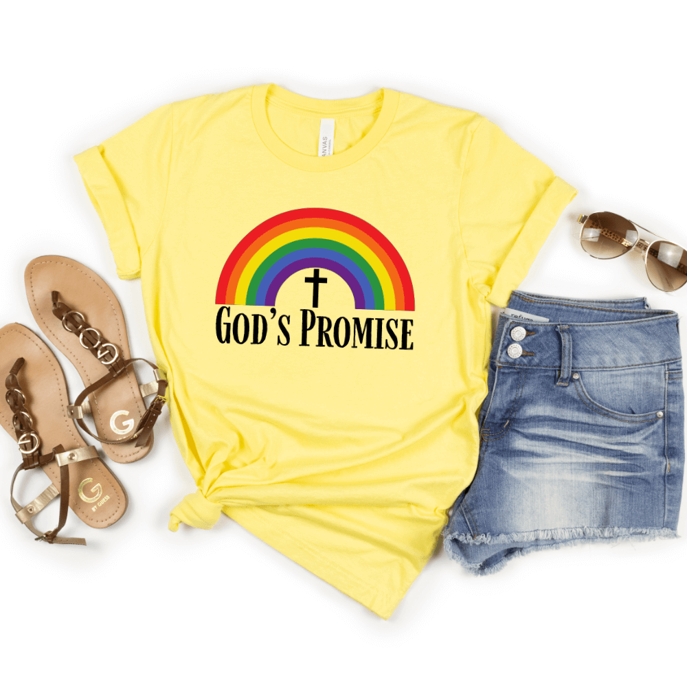 God&#39;s Promise Rainbow Shirt