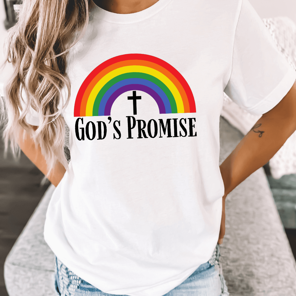 God&#39;s Promise Rainbow Shirt