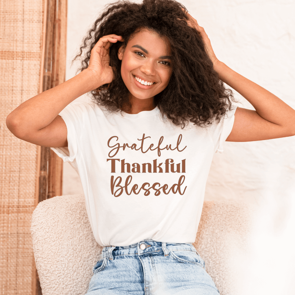 Grateful Thankful Blessed T-shirt