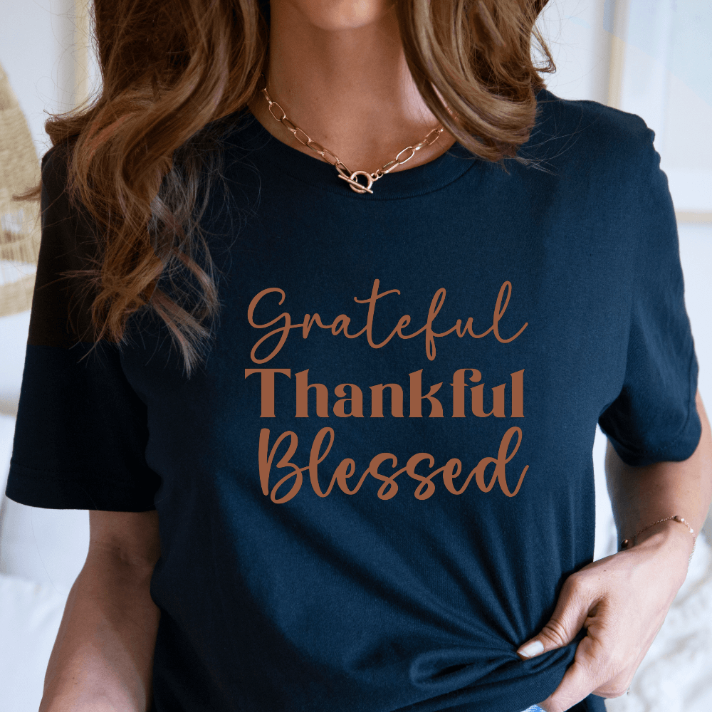 Grateful Thankful Blessed T-shirt