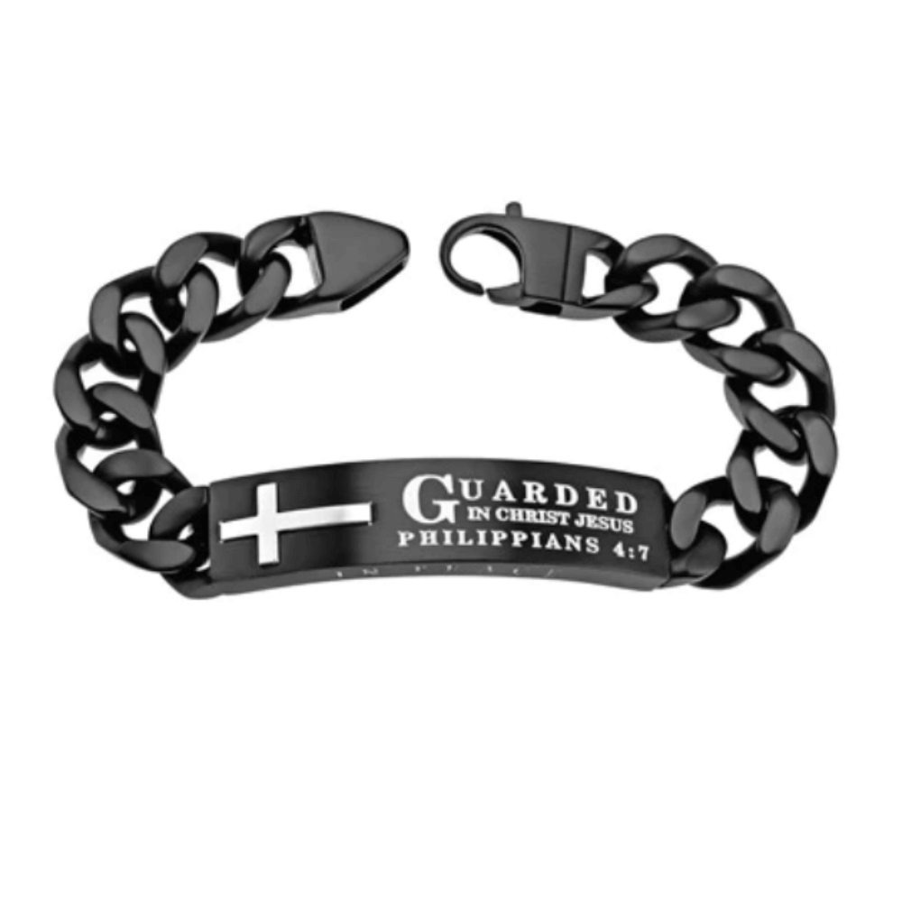 Men&#39;s Christian Bracelet Black Neo