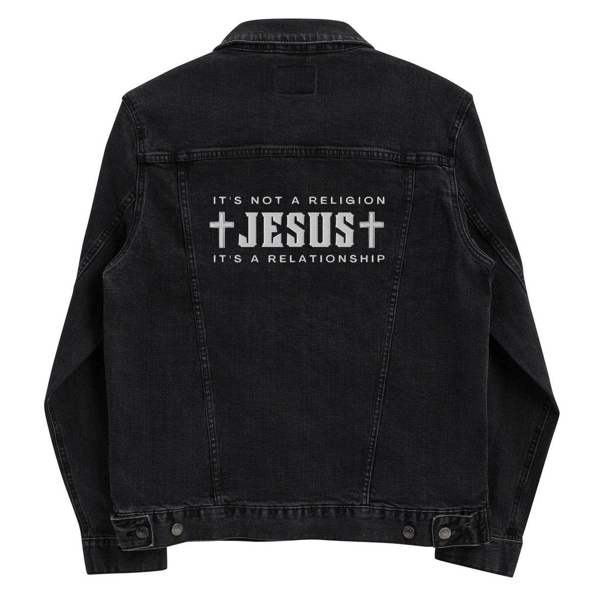 Unisex Denim Jesus Jacket