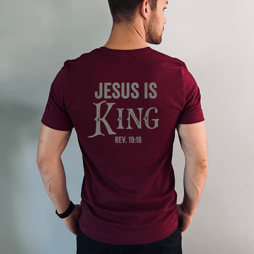 Jesus Is King Men's T-shirt - B The Light Boutique
