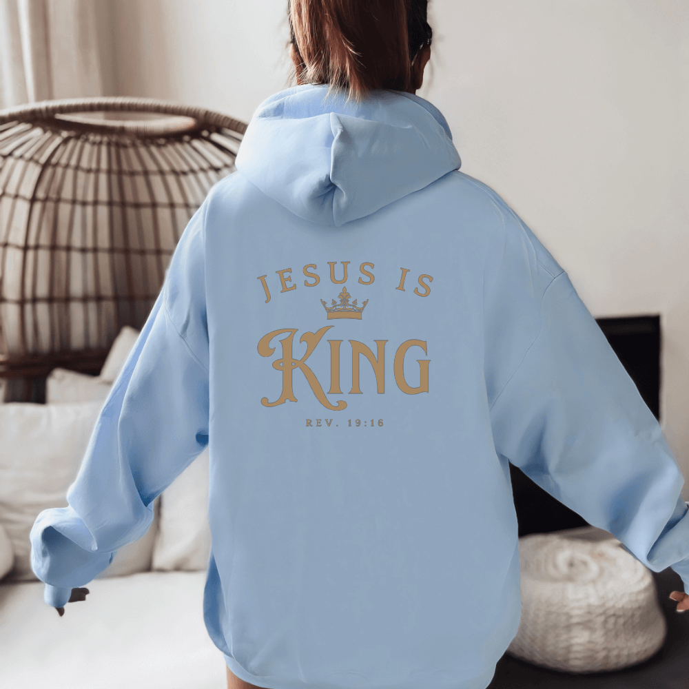 Jesus Is King Hoodie Back Design