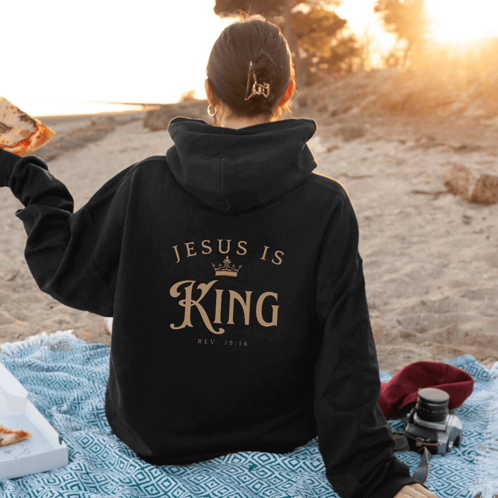 Jesus Is King Hoodie Back Design