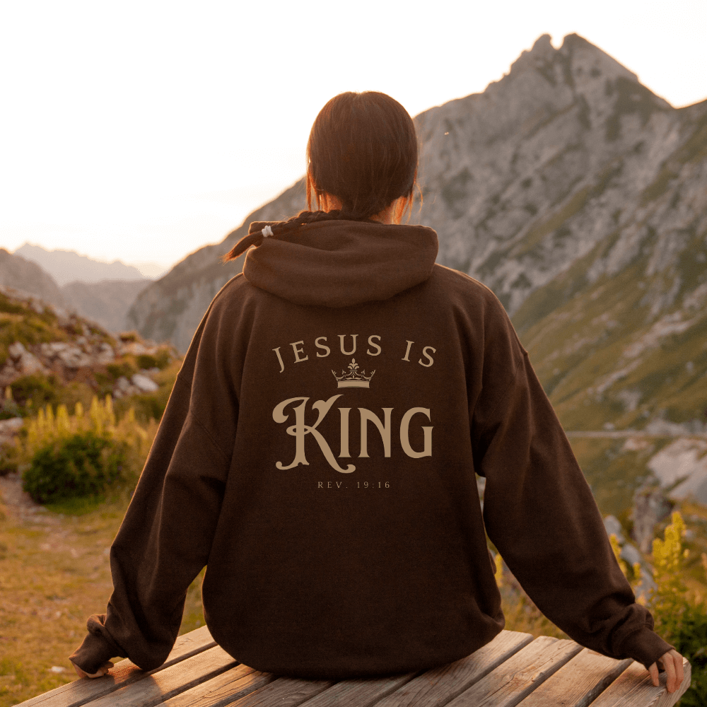 Jesus Is King Hoodie Back Design