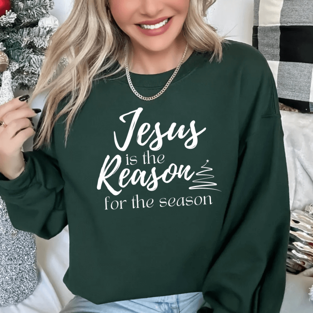 Jesus Is The  Reason Crewneck Sweatshirt