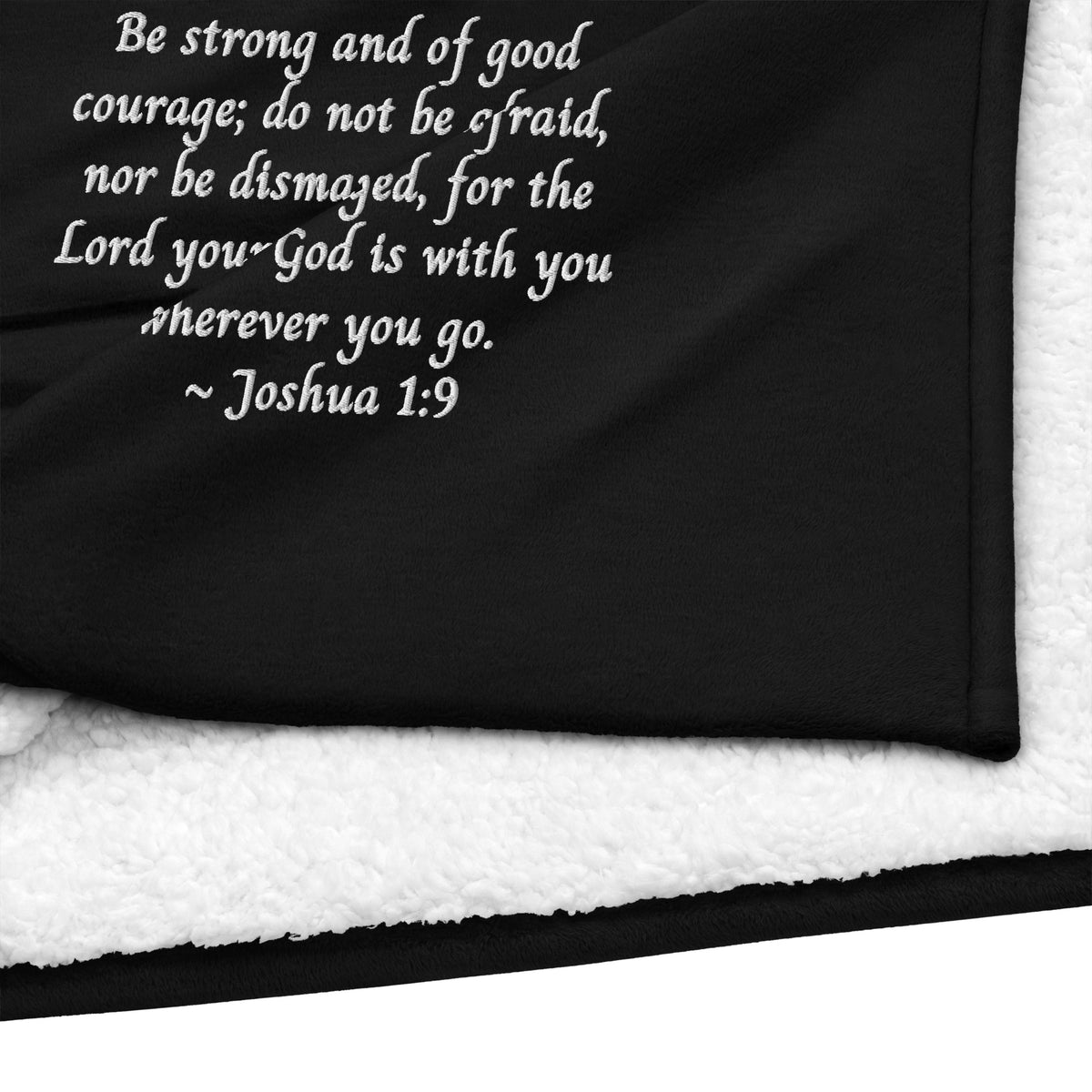 Joshua 1 9 Blanket