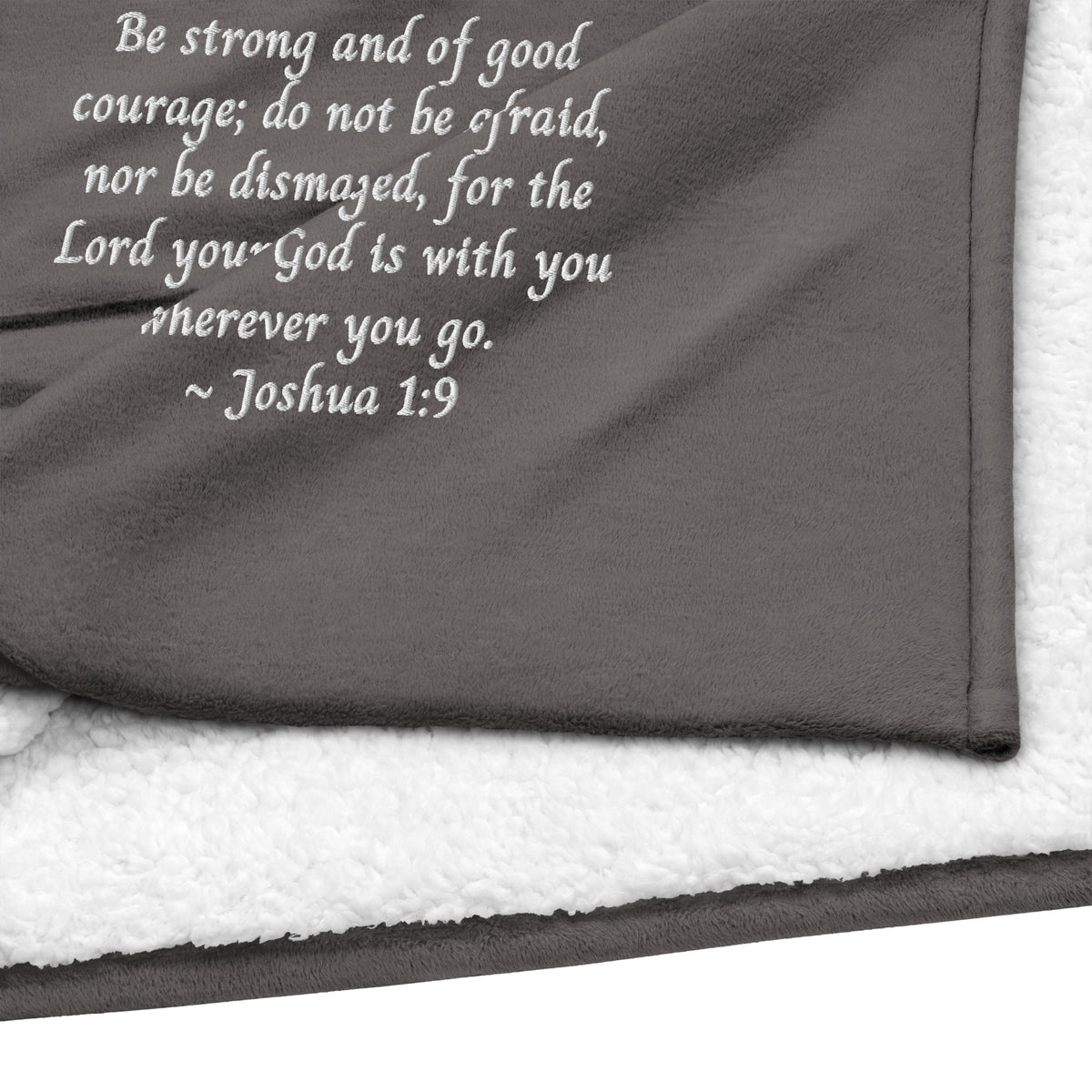 Joshua 1 9 Blanket