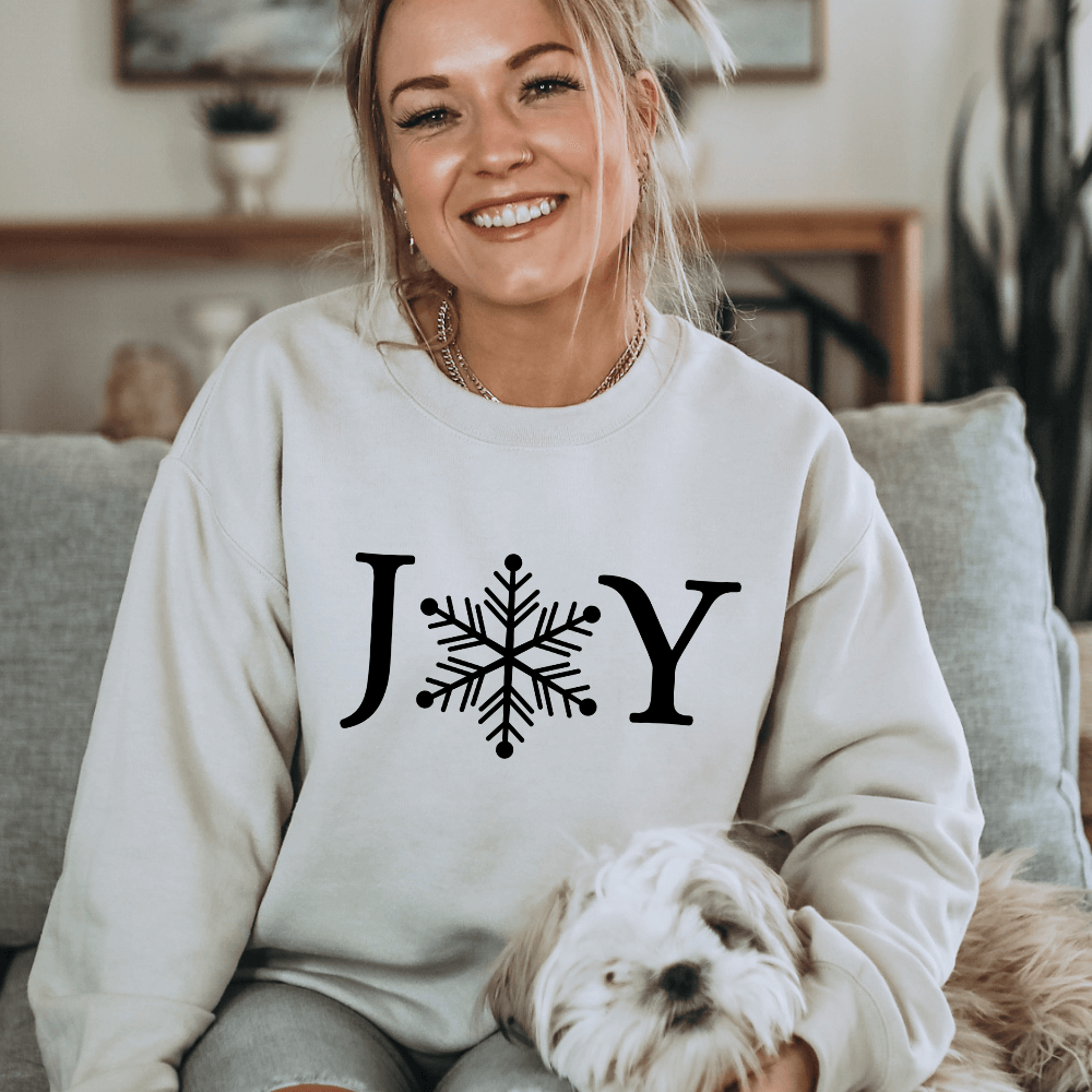 Joy Snowflake Sweatshirt