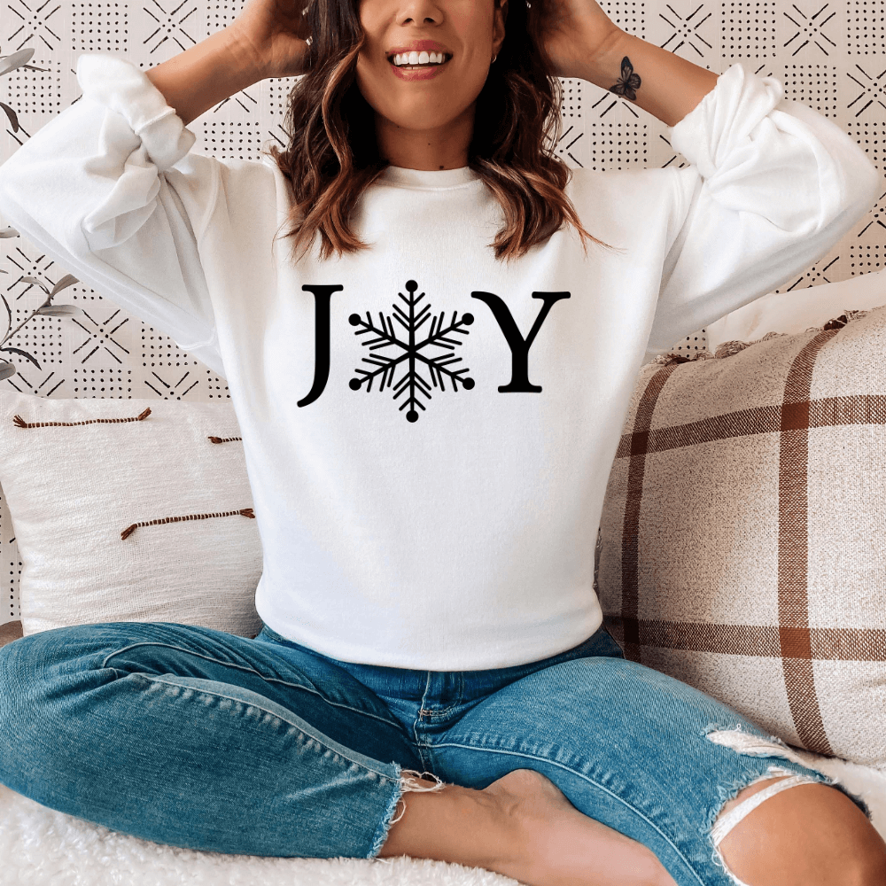 Joy Snowflake Sweatshirt