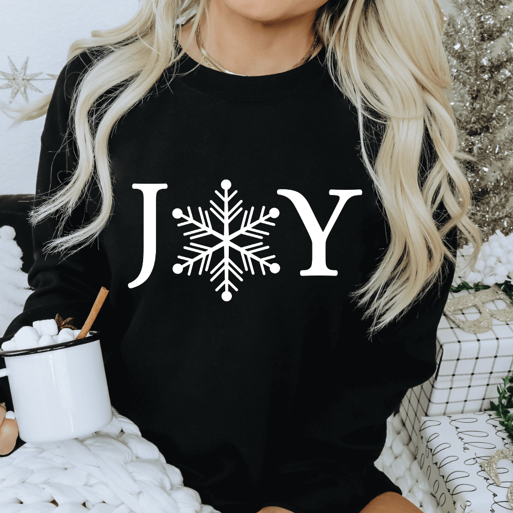 Joy Snowflake Sweatshirt