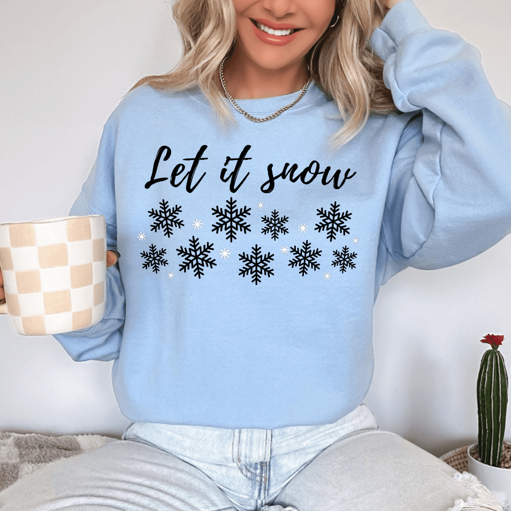 Snow blue sweatshirt sale