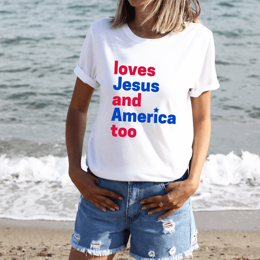 Loves Jesus America Tee