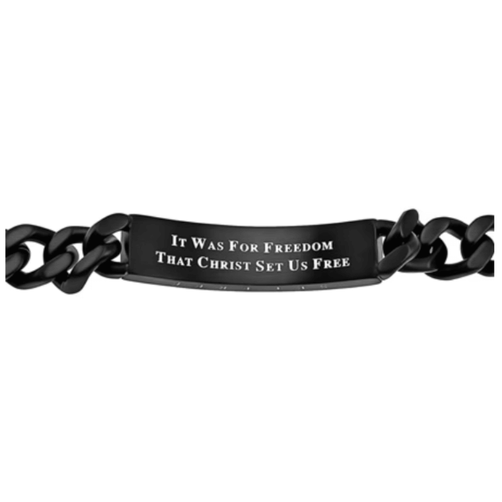 Men&#39;s Christian Bracelet Black Neo